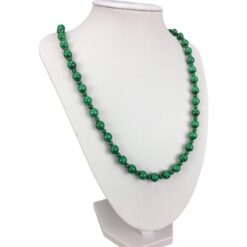 Malachit Halskette Damen 4–6 mm AA – Edelstein Schmuck 60 cm