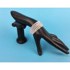 Bergkristall Armband matt 4 mm – Edelstein Armband Damen